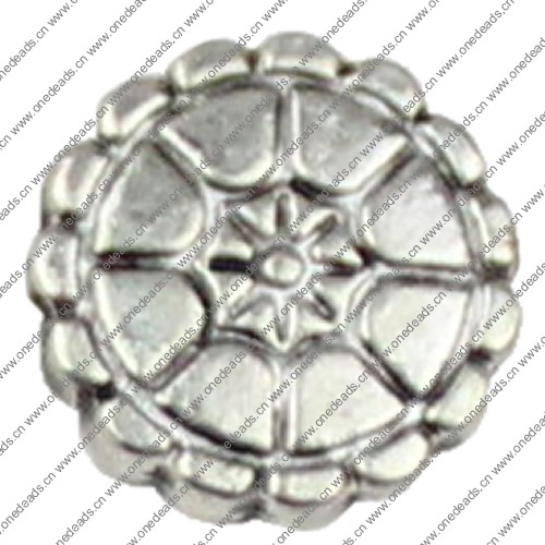 Beads. Fashion Zinc Alloy jewelry findings.12x12mm. Hole size:1mm. Sold by KG