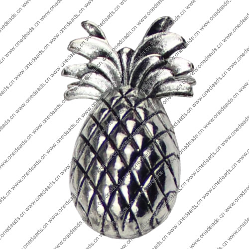 Pendant. Fashion Zinc Alloy jewelry findings.Fruit 26x15mm. Sold by KG