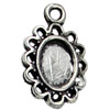 Pendant. Fashion Zinc Alloy jewelry findings.8x11mm.Inner dia:8x6mm Sold by KG
