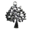 Pendant. Fashion Zinc Alloy jewelry findings.Tree 30x22mm. Sold by KG