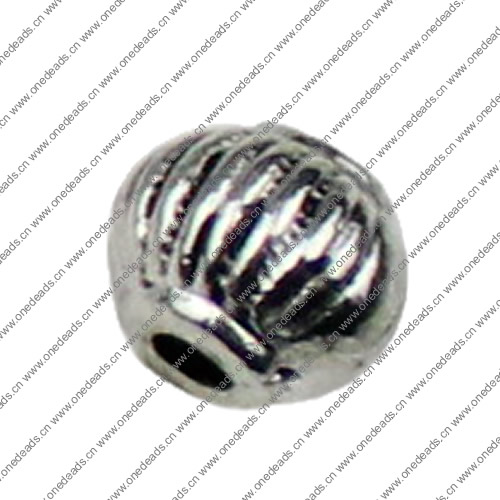Europenan style Beads. Fashion jewelry findings. 8x6mm, Hole size:2.5mm. Sold by Bag 