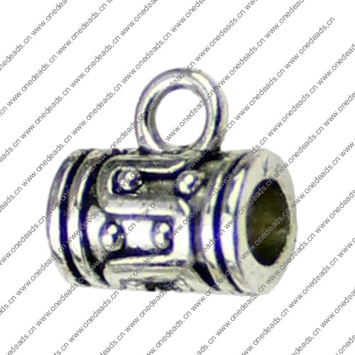 Bail Beads. Fashion Zinc Alloy Jewelry Findings.9x9mm.Inner dia:3mm Sold by KG