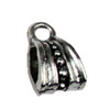 Bail Beads. Fashion Zinc Alloy Jewelry Findings.13x8mm.Inner dia:7x4mm Sold by Bag