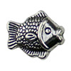 Beads. Fashion Zinc Alloy jewelry findings.15x13mm. Hole size:1.5mm. Sold by KG
