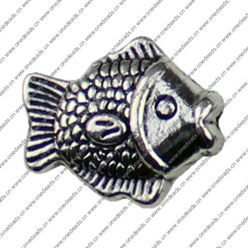 Beads. Fashion Zinc Alloy jewelry findings.15x13mm. Hole size:1.5mm. Sold by KG
