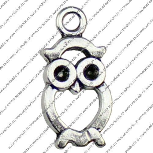 Pendant. Fashion Zinc Alloy jewelry findings. Animal23x11mm. Sold by KG