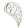 Pendant. Fashion Zinc Alloy jewelry findings.55x29mm. Sold by KG
