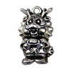 Pendant. Fashion Zinc Alloy jewelry findings. Animal 27x16mm. Sold by KG
