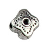 Beads. Fashion Zinc Alloy jewelry findings.7.5x8.5mm. Hole size:1mm. Sold by KG