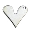Pendant. Fashion Zinc Alloy jewelry findings.Heart 30x29mm. Sold by KG
