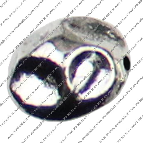 Beads. Fashion Zinc Alloy jewelry findings.10x9mm. Hole size:1mm. Sold by KG