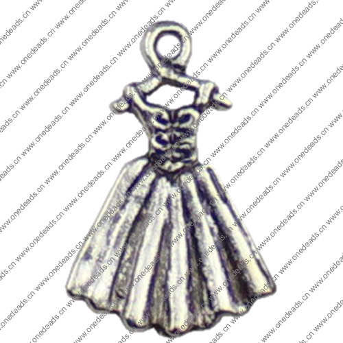 Pendant. Fashion Zinc Alloy jewelry findings. Clothes 21x13mm. Sold by KG