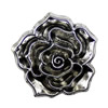 Pendant. Fashion Zinc Alloy jewelry findings. Flower 36x36mm. Sold by KG
