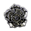 Pendant. Fashion Zinc Alloy jewelry findings. Flower 36x36mm. Sold by KG