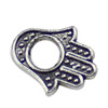 Beads. Fashion Zinc Alloy jewelry findings.  12x10mm. Hole size:1mm. Sold by KG