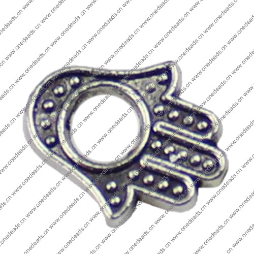 Beads. Fashion Zinc Alloy jewelry findings.  12x10mm. Hole size:1mm. Sold by KG