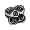 Beads. Fashion Zinc Alloy jewelry findings. 7x7mm. Hole size:2mm. Sold by KG
