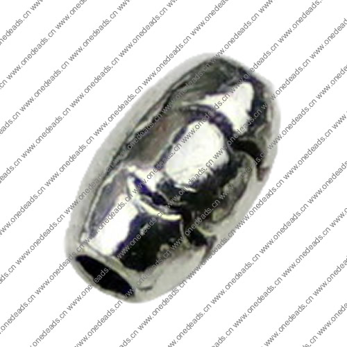 Europenan style Beads. Fashion jewelry findings.7.5x5mm, Hole size:1mm. Sold by KG