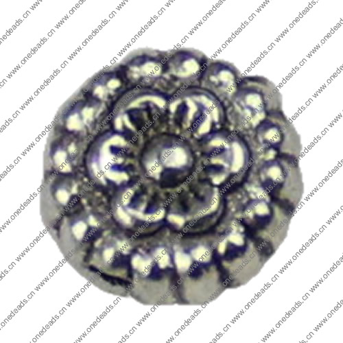 Beads. Fashion Zinc Alloy jewelry findings. 8x8mm. Hole size:1mm. Sold by KG