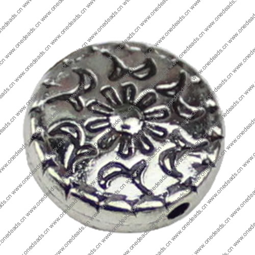 Beads. Fashion Zinc Alloy jewelry findings. 11x11mm. Hole size:1mm. Sold by KG