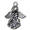 Pendant. Fashion Zinc Alloy jewelry findings. Angel 21x16mm. Sold by KG
