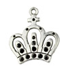 Pendant. Fashion Zinc Alloy jewelry findings. Crown 37x31mm. Sold by KG
