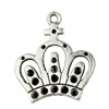 Pendant. Fashion Zinc Alloy jewelry findings. Crown 37x31mm. Sold by KG