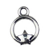 Pendant. Fashion Zinc Alloy jewelry findings.Star 20x15mm. Sold by KG