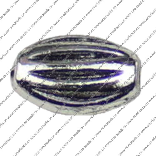 Beads. Fashion Zinc Alloy jewelry findings. 10x7mm. Hole size:2mm. Sold by KG