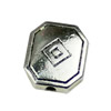 Beads. Fashion Zinc Alloy jewelry findings. 9x10.5mm. Hole size:1mm. Sold by KG