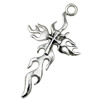 Pendant. Fashion Zinc Alloy jewelry findings. 64x36mm. Sold by KG
