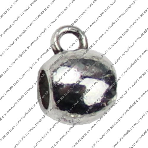 Bail Beads. Fashion Zinc Alloy jewelry findings. 11x7mm. Hole size:4mm. Sold by KG