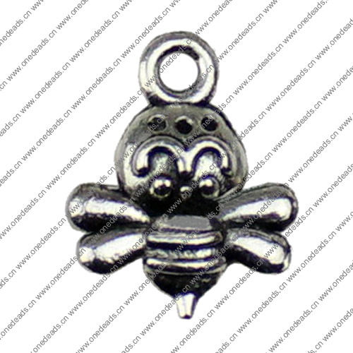 Pendant. Fashion Zinc Alloy jewelry findings.Animal 15x11mm. Sold by KG 