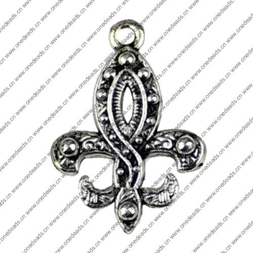 Pendant. Fashion Zinc Alloy jewelry findings. 25x18mm. Sold by KG