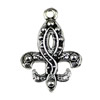 Pendant. Fashion Zinc Alloy jewelry findings. 25x18mm. Sold by KG
