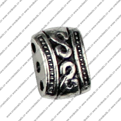 Europenan style Beads. Fashion jewelry findings.8x11mm, Hole size:1mm. Sold by KG