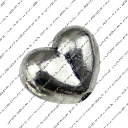 Beads. Fashion Zinc Alloy jewelry findings. 7x9mm. Hole size:2mm. Sold by KG