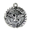 Pendant. Fashion Zinc Alloy jewelry findings. 31x28mm. Sold by KG
