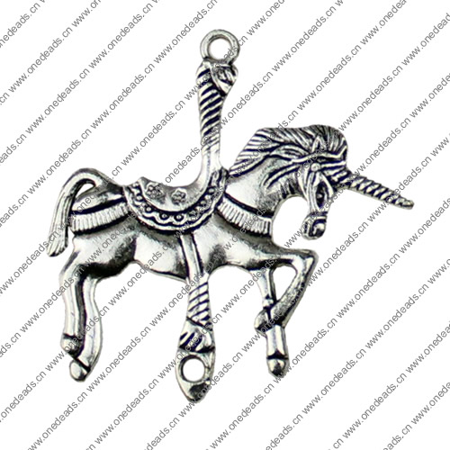Connector. Fashion Zinc Alloy Jewelry Findings. Animal 42x43mm. Sold by KG