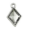 Pendant. Fashion Zinc Alloy jewelry findings.12x18mm. Sold by KG
