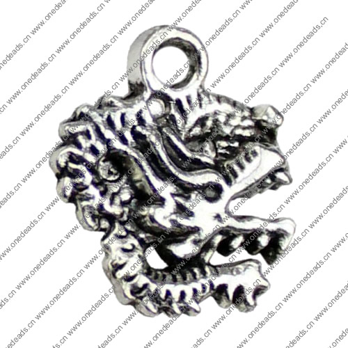 Pendant. Fashion Zinc Alloy jewelry findings.Head 18x20mm. Sold by KG