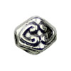 Beads. Fashion Zinc Alloy jewelry findings.7x6mm. Hole size:2mm. Sold by KG 