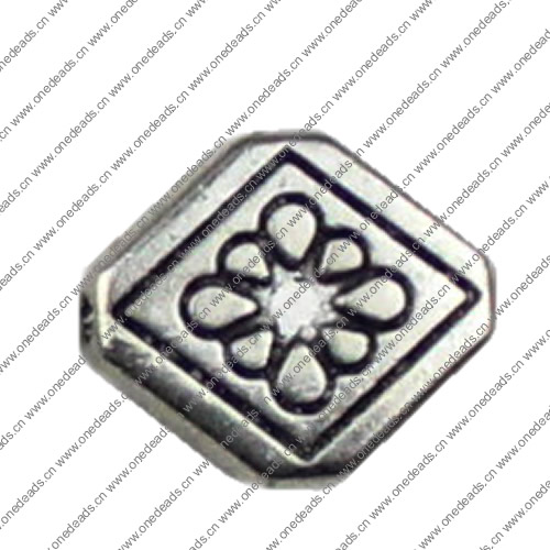 Beads. Fashion Zinc Alloy jewelry findings.10x11mm. Hole size:2mm. Sold by KG 