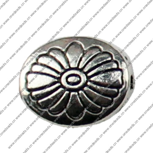 Beads. Fashion Zinc Alloy jewelry findings.12x9mm. Hole size:1mm. Sold by KG 
