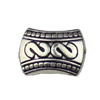 Beads. Fashion Zinc Alloy jewelry findings.12x8mm. Hole size:2mm. Sold by KG 
