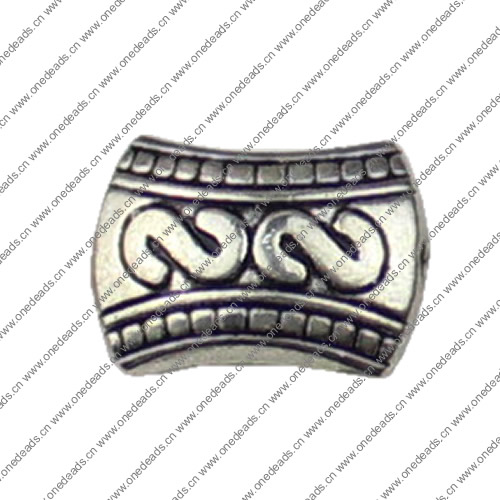 Beads. Fashion Zinc Alloy jewelry findings.12x8mm. Hole size:2mm. Sold by KG 