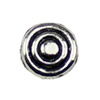Beads. Fashion Zinc Alloy jewelry findings.6x6mm. Hole size:1mm. Sold by KG 
