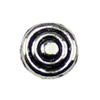 Beads. Fashion Zinc Alloy jewelry findings.6x6mm. Hole size:1mm. Sold by KG 