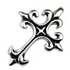 Pendant. Fashion Zinc Alloy jewelry findings.Cross 40x28mm. Sold by KG
