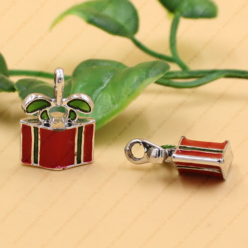  Fashion Enamel Pendants Charm Beads Fits Bracelets & Necklaces For DIY Jewelry Finding 20x15mm Sold By Bag